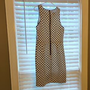 Donna Morgan Polka Dot Sleeveless Dress